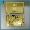 Tarjeta de visita de metal de alta calidad de 5 mm de grosor, tarjeta de membresía de club de oro de moda de lujo, tarjeta de invitación de acero inoxidable 304
