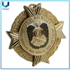 Insignia de la medalla de la placa de oro de 24K, la insignia de la moneda del souvenir de honor, la insignia de la asociación de metal, la insignia de la medalla de souvenirs de alta calidad