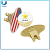 Ribbon Golf Hatclip, bandera nacional Golf Hatclip, Mapa / Map / Poker Logo para Ballmarker, Metal Image Golf HatClip con bolsillo con el logotipo de personalizar