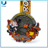 Medalla de carreras de rugos, medalla de estilo dinosaurio de dibujos animados, personalice el diseño de la medalla de diseño de China