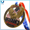 Metal Crafts Personalize, Antique Latchle Plating 3D 10k Marathon Running Race Sports Medal, Veteran Memorial Running Medal