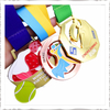 Venta al por mayor de fábrica, eventos deportivos personalizados Taekwondo Medalla de Premio, Aleación de zinc Logo 3D Marathon Medal With Lanyard