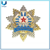 China Thothet Metal Crafts modifica la fábrica, la identificación de la policía 3D, la identificación del recuerdo del oro en el lanzamiento, la insignia de honor de la placa de oro de 24k