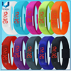 Moda Deporte LED relojes Color Color Silicone Goma Touch Screen Relojes Digitales, Pulsera impermeable